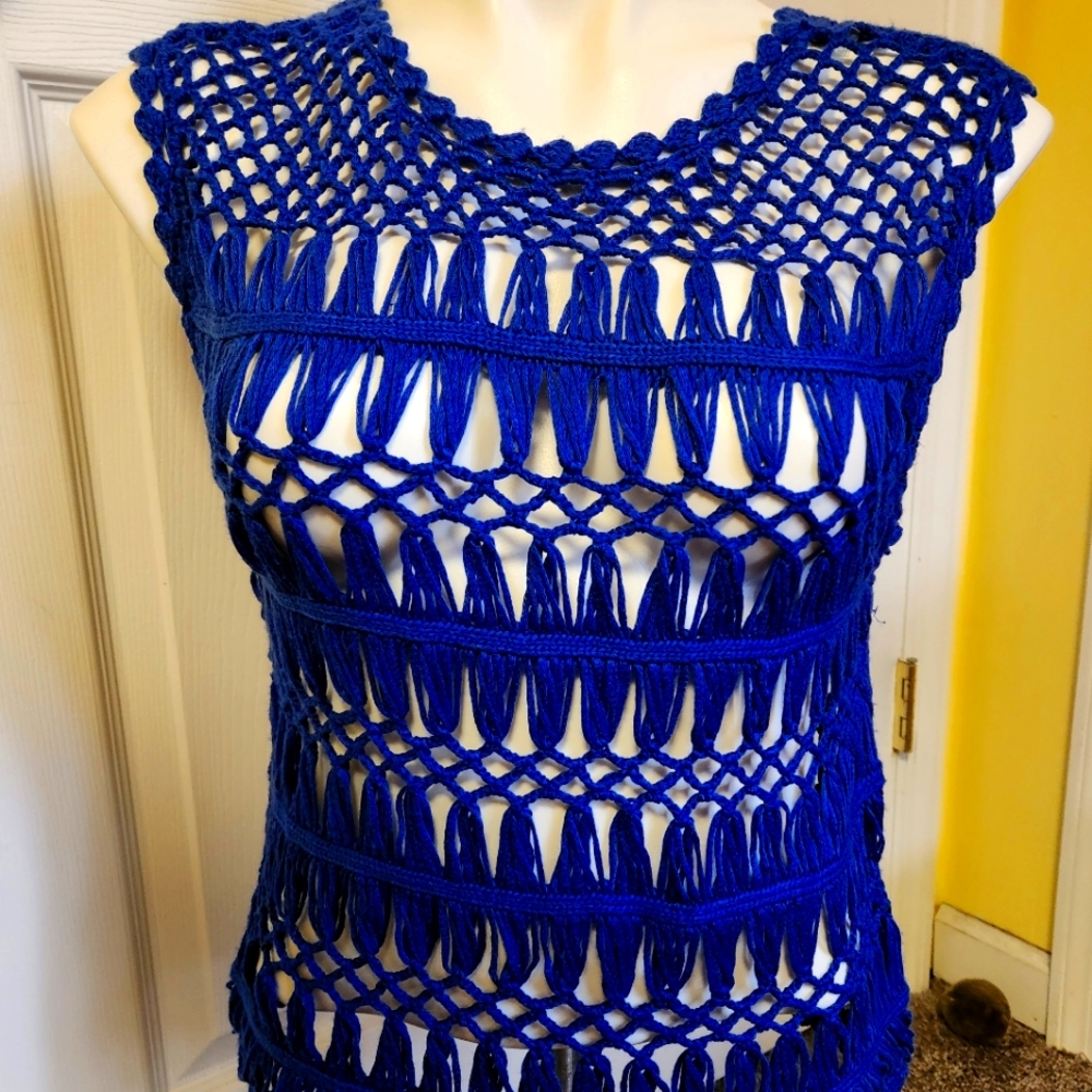 Women's size small crochet top